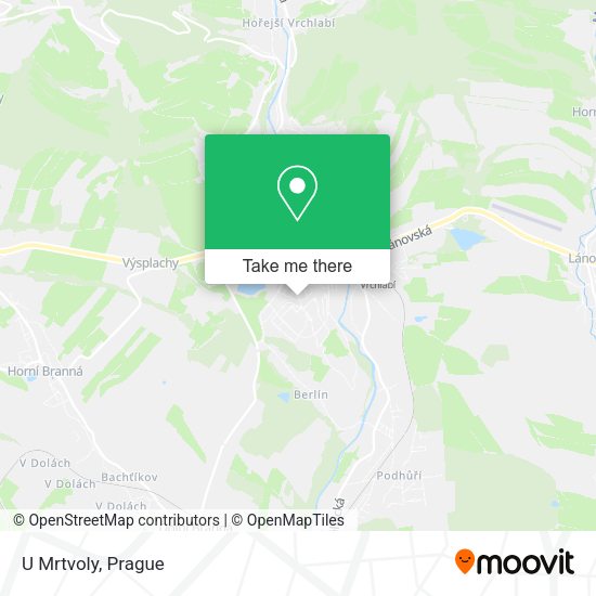 Карта U Mrtvoly
