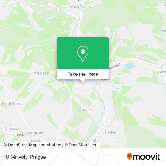 Карта U Mrtvoly