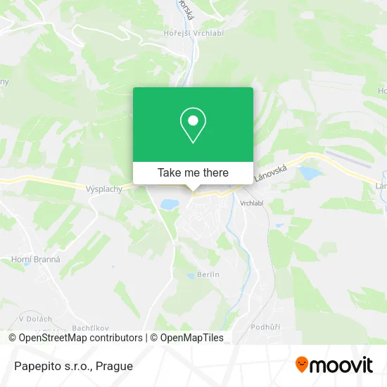 Карта Papepito s.r.o.