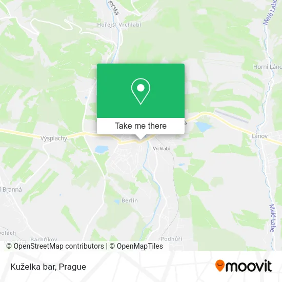 Карта Kuželka bar