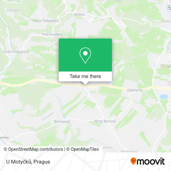 Карта U Motyčků