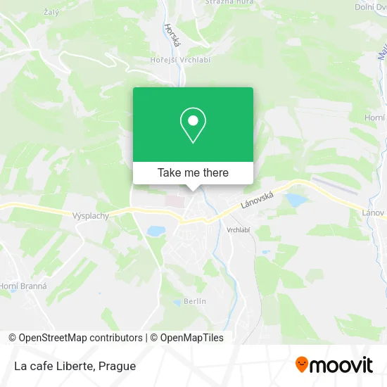 La cafe Liberte map