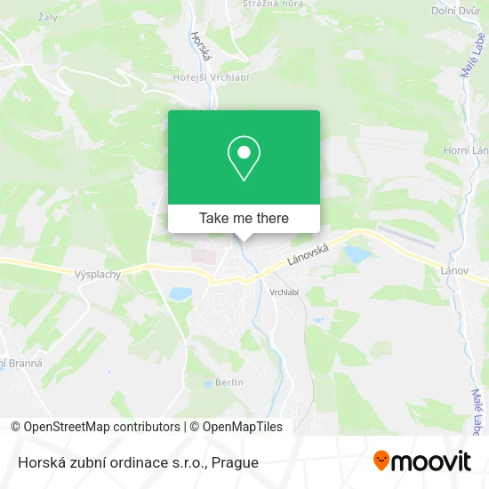 Карта Horská zubní ordinace s.r.o.