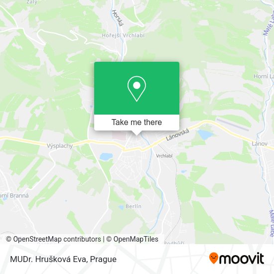 Карта MUDr. Hrušková Eva