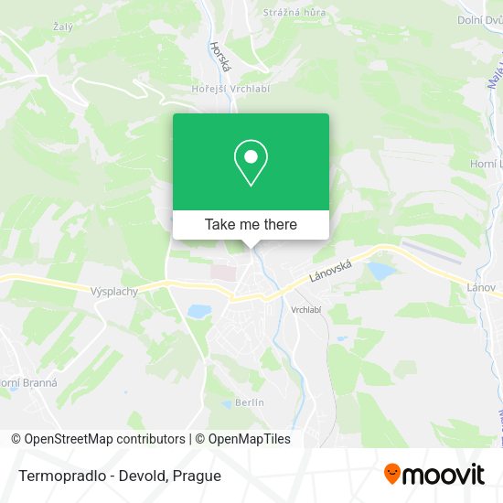 Карта Termopradlo - Devold