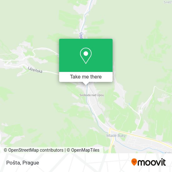 Карта Pošta