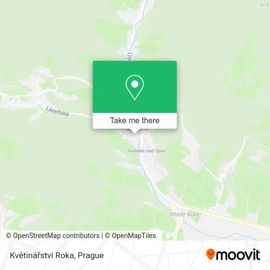Květinářství Roka map