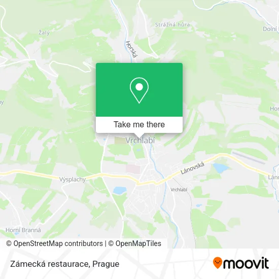 Карта Zámecká restaurace