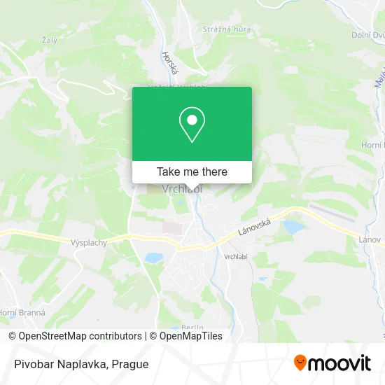 Карта Pivobar Naplavka