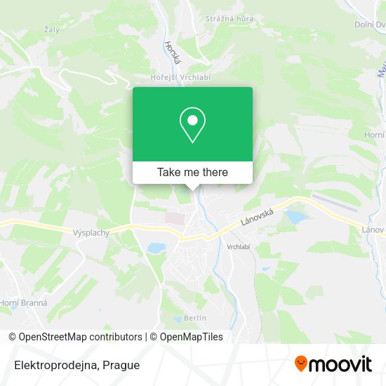 Карта Elektroprodejna