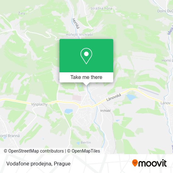 Карта Vodafone prodejna