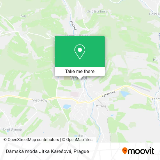 Карта Dámská moda Jitka Karešová