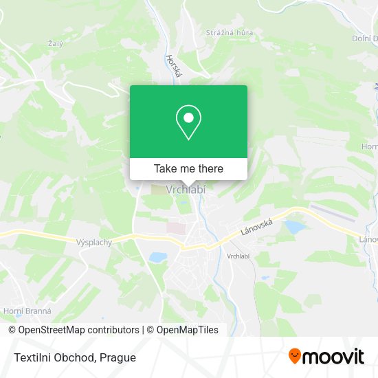 Карта Textilni Obchod