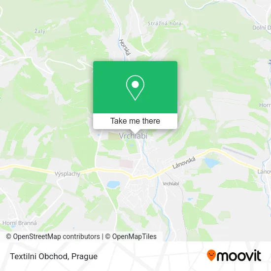 Карта Textilni Obchod