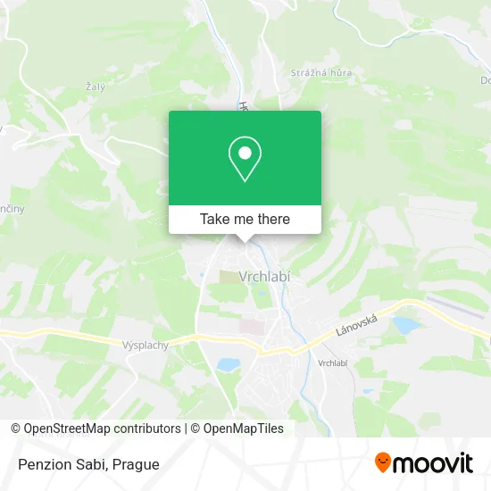 Карта Penzion Sabi