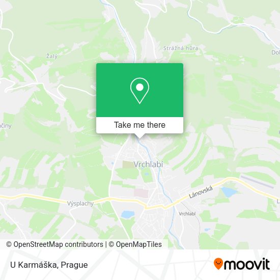 Карта U Karmáška