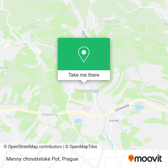 Карта Menny chovatelské Pot