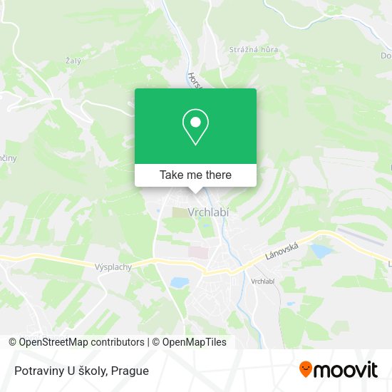 Карта Potraviny U školy