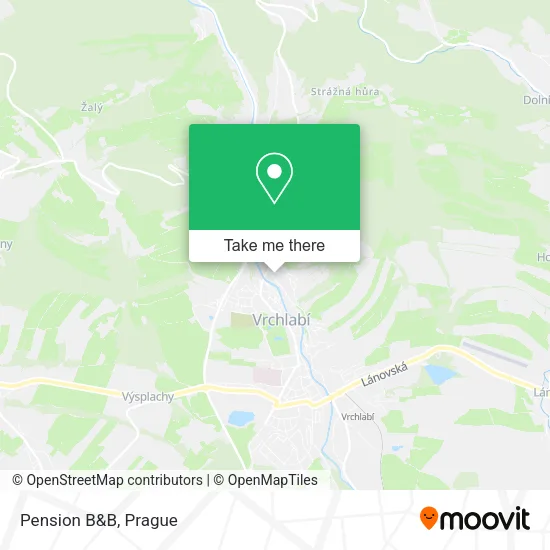 Карта Pension B&B