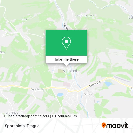 Карта Sportisimo