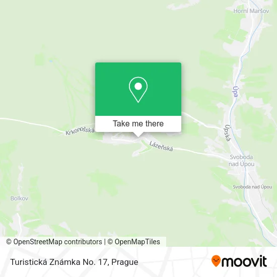Карта Turistická Známka No. 17