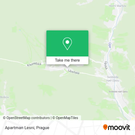 Карта Apartman Lesni