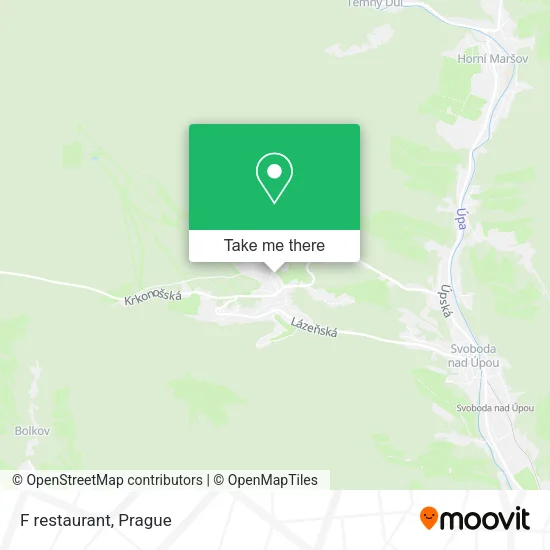 F restaurant map
