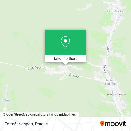 Карта Formánek sport