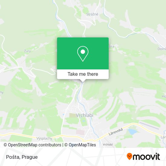 Карта Pošta