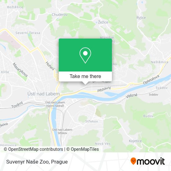 Карта Suvenyr Naše Zoo