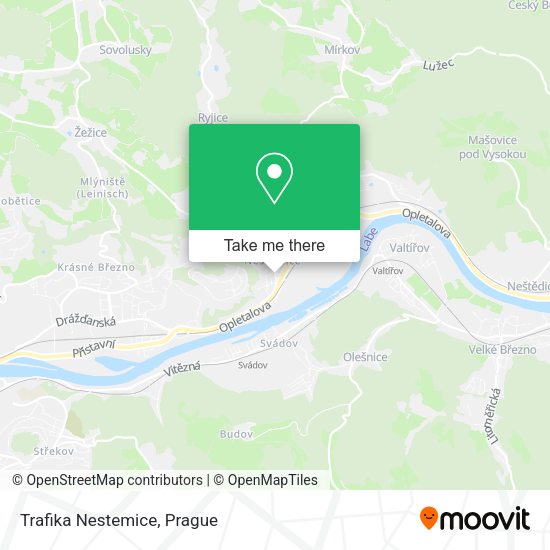 Карта Trafika Nestemice