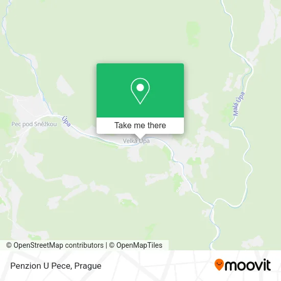 Карта Penzion U Pece