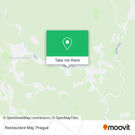 Карта Restaurace Máj