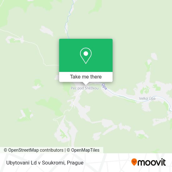Карта Ubytovani Ld v Soukromi
