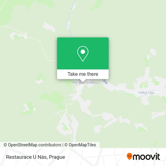 Карта Restaurace U Nás
