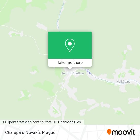 Карта Chalupa u Nováků