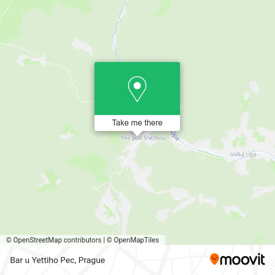 Карта Bar u Yettiho Pec