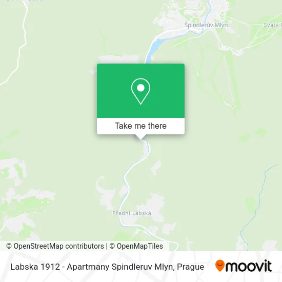 Labska 1912 - Apartmany Spindleruv Mlyn map
