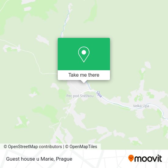 Карта Guest house u Marie