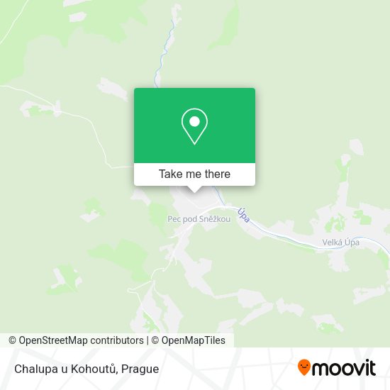 Карта Chalupa u Kohoutů