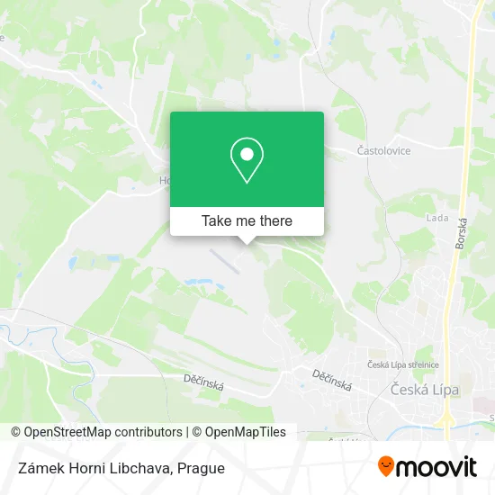 Карта Zámek Horni Libchava