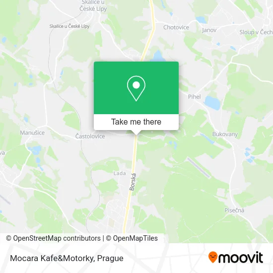 Карта Mocara Kafe&Motorky