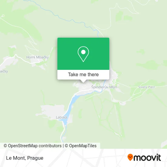 Le Mont map