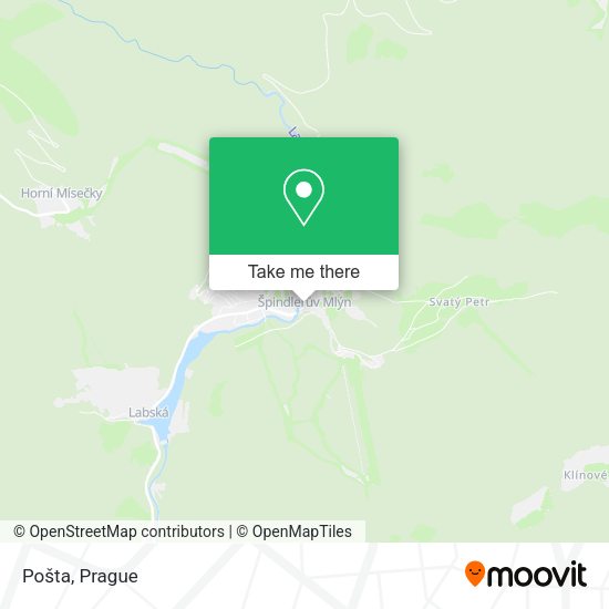 Карта Pošta