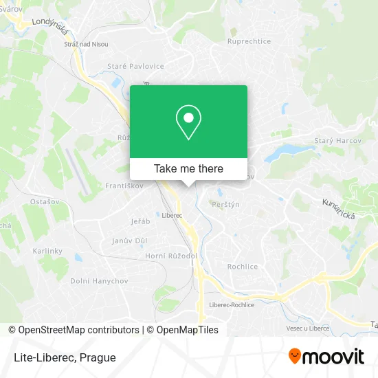 Карта Lite-Liberec