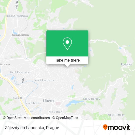 Карта Zájezdy do Laponska