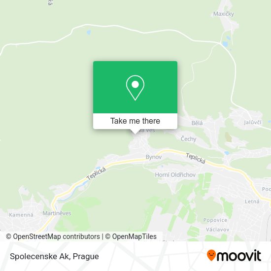 Карта Spolecenske Ak