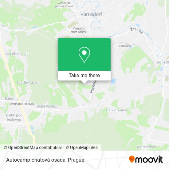 Карта Autocamp-chatová osada