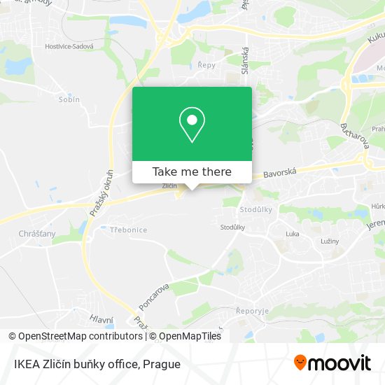 IKEA Zličín buňky office map