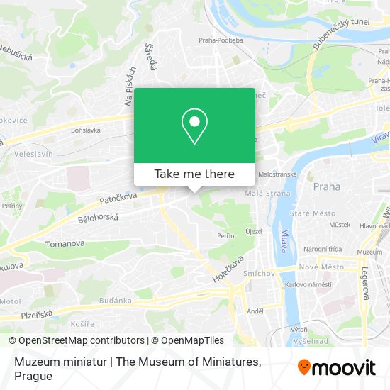 Карта Muzeum miniatur | The Museum of Miniatures